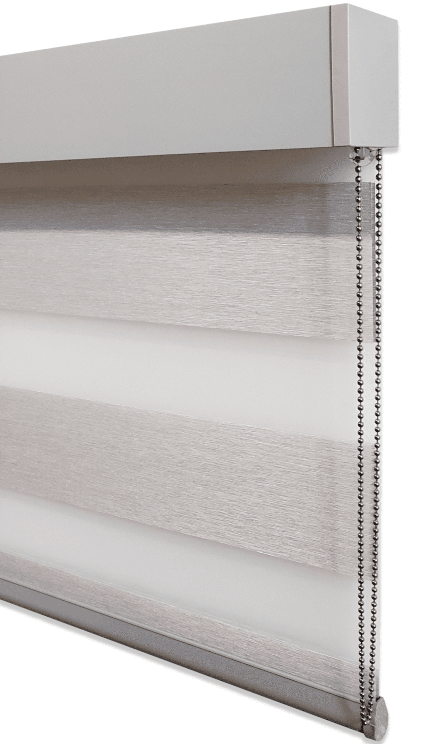 Square cassette for 2D Dual Sheer Shades