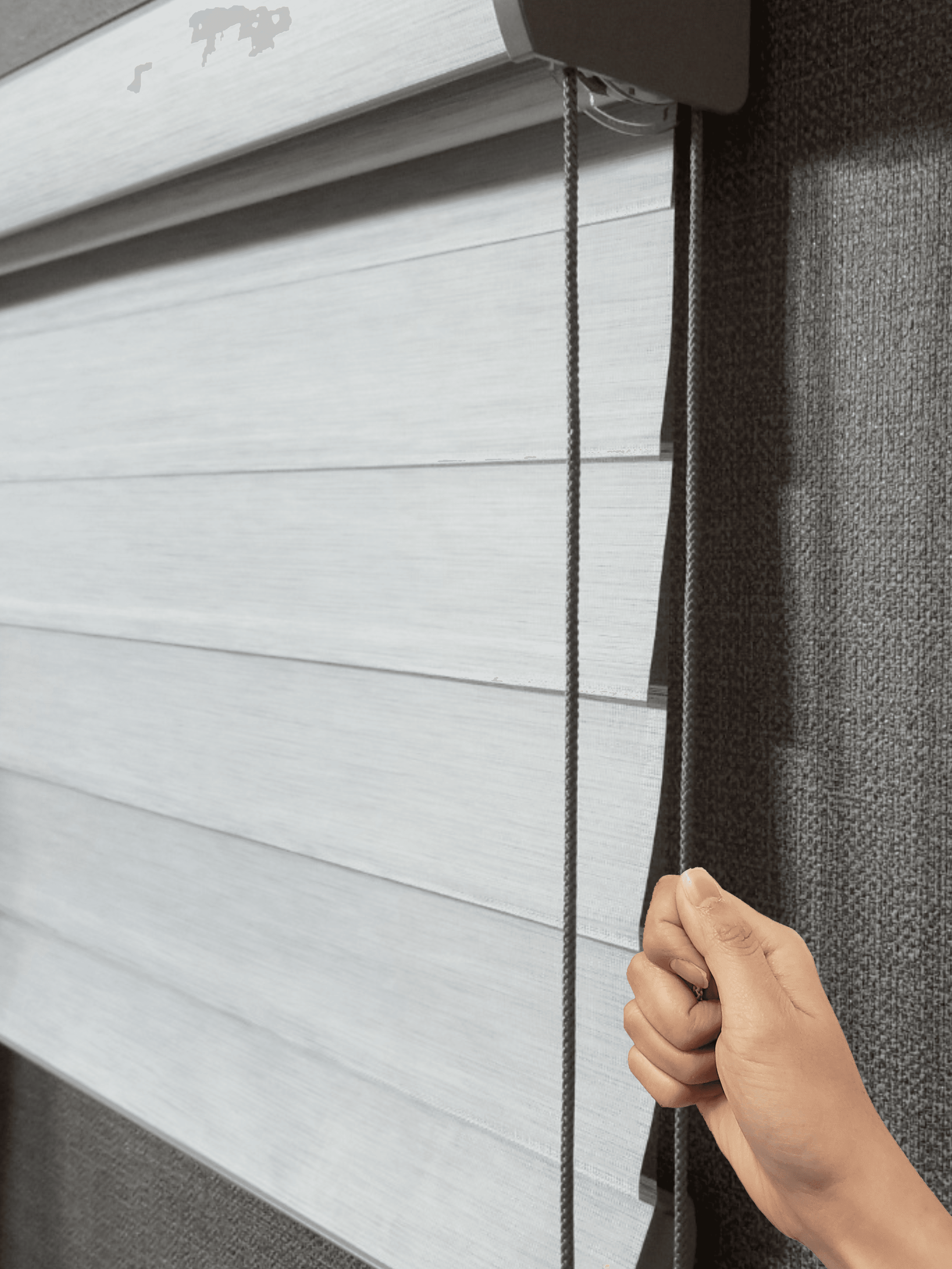 3D Sheer Shades — continuous cord loop control