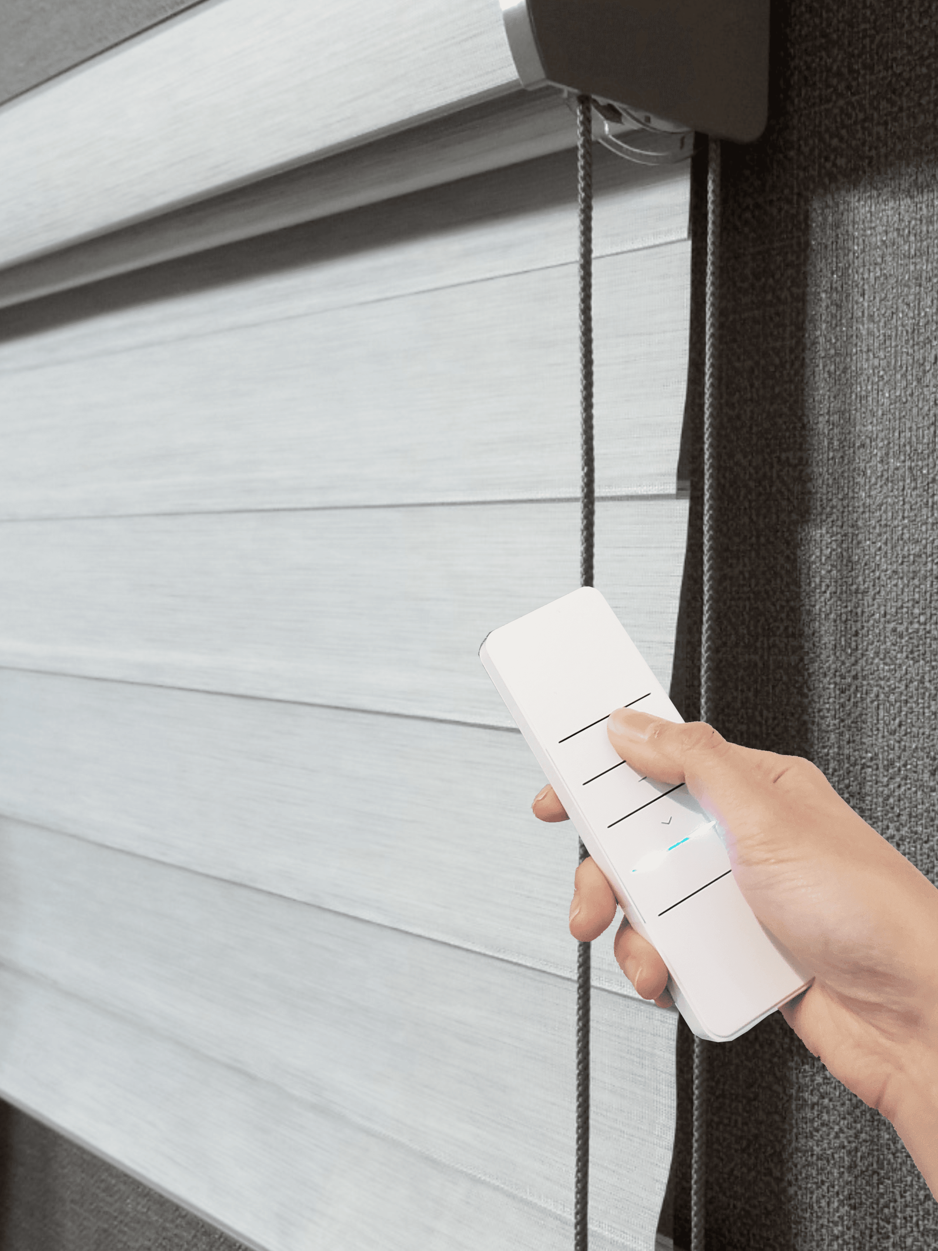 3D Sheer Shades — remote motor control