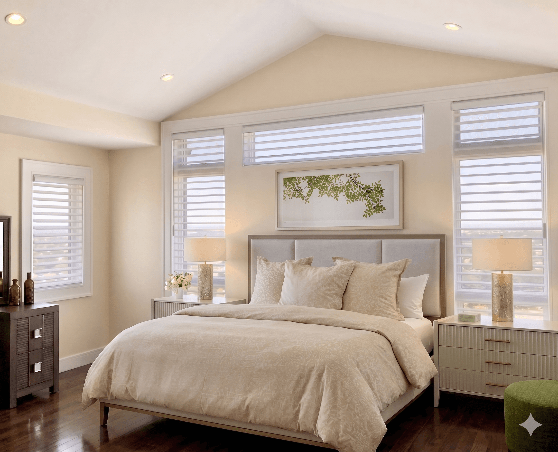 3D Sheer Shades — unobstructed view close-up