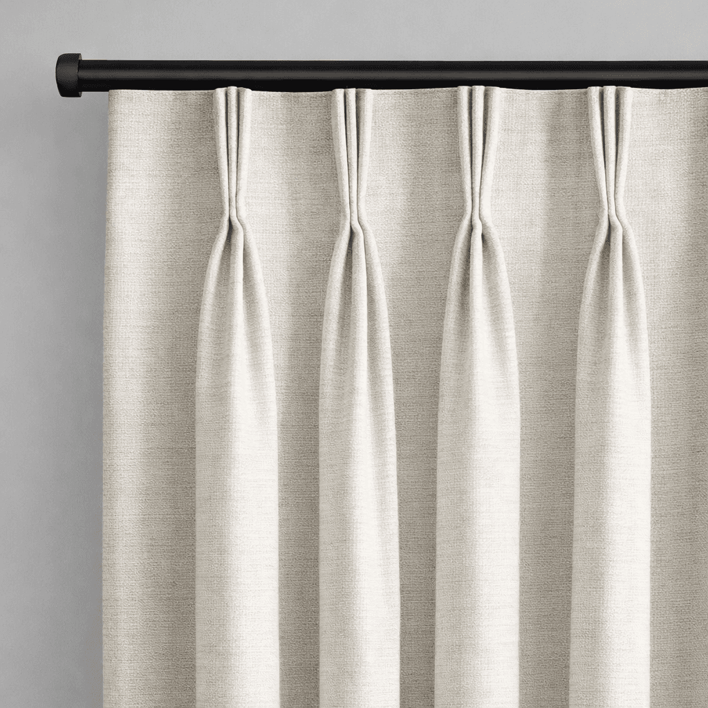 Triple Pinch Pleat drapery style